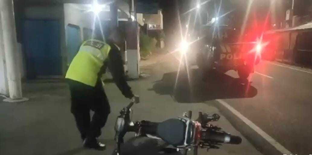 Quick Respon Polsek Wanaraja, Balapan Liar di Sawah Lega Dibubarkan Dini Hari